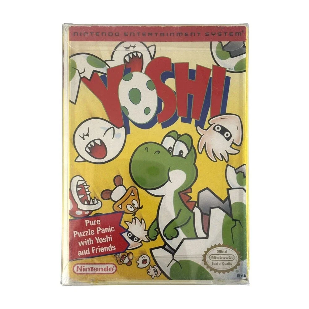 Yoshi NES Complete in Box 1992 Nintendo w/ Manual